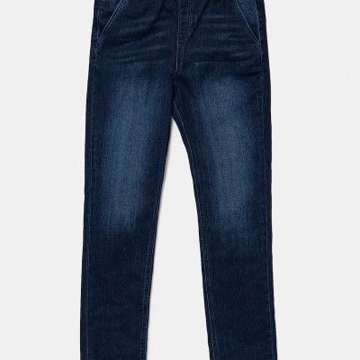 Guess Παιδικό Τζιν Παντελόνι για Αγόρι με Κωνικό Μπατζάκι Denim Μπλε