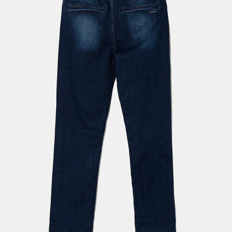 Guess Παιδικό Τζιν Παντελόνι για Αγόρι με Κωνικό Μπατζάκι Denim Μπλε