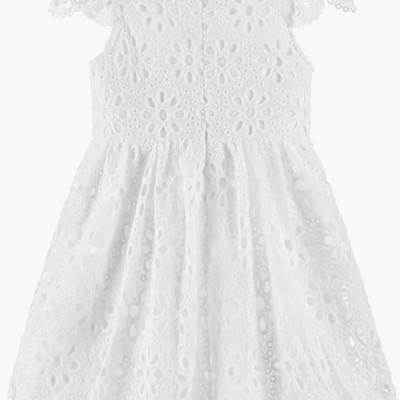 Guess Girls' Lace Short Sleeve Ceremony Dress Guess Girls' Lace Short Sleeve Ceremony Dress