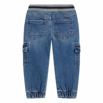 Guess Παιδικό Παντελόνι Τζιν Μπλε Vintage με Cargo Τσέπες για Αγόρι