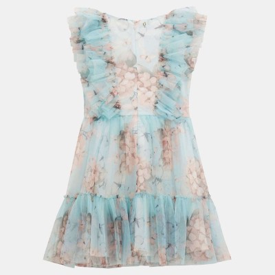 Guess Girls' Ruffled Dress in Light Blue Guess Girls' Ruffled Dress in Light Blue