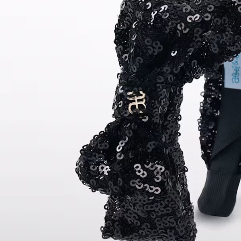 Abel & Lula Παιδική Στέκα Με Πούλιες Mάυρη