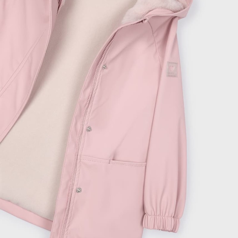 Mayoral Παιδικό Ροζ Nude Μπουφάν με Κουκούλα Mayoral Παιδικό Ροζ Nude Μπουφάν με Κουκούλα