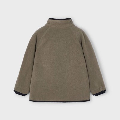 Mayoral Παιδική Αγορίστικη Γκριζοπράσινη Fleece Ζακέτα Mayoral Παιδική Αγορίστικη Γκριζοπράσινη Fleece Ζακέτα