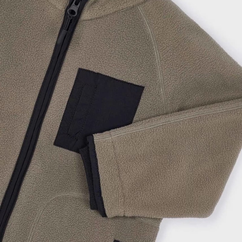 Mayoral Παιδική Αγορίστικη Γκριζοπράσινη Fleece Ζακέτα Mayoral Παιδική Αγορίστικη Γκριζοπράσινη Fleece Ζακέτα