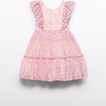 Abel & Lula Παιδικό Τούλινο Φλοράλ Φόρεμα  Abel & Lula Παιδικό Τούλινο Φλοράλ Φόρεμα