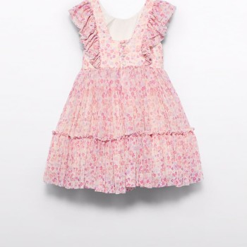 Abel & Lula Girl's Tulle Floral Dress