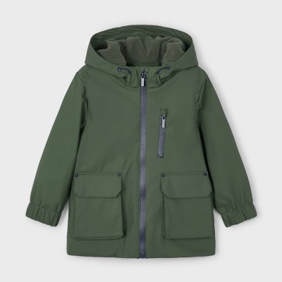 Mayoral Παιδικό Αγορίστικο Πράσινο Μπουφάν με Κουκούλα Mayoral Παιδικό Αγορίστικο Πράσινο Μπουφάν με Κουκούλα