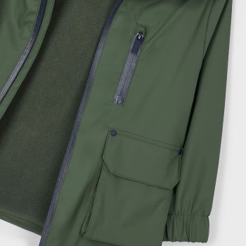 Mayoral Boys’ Green Hooded Jacket