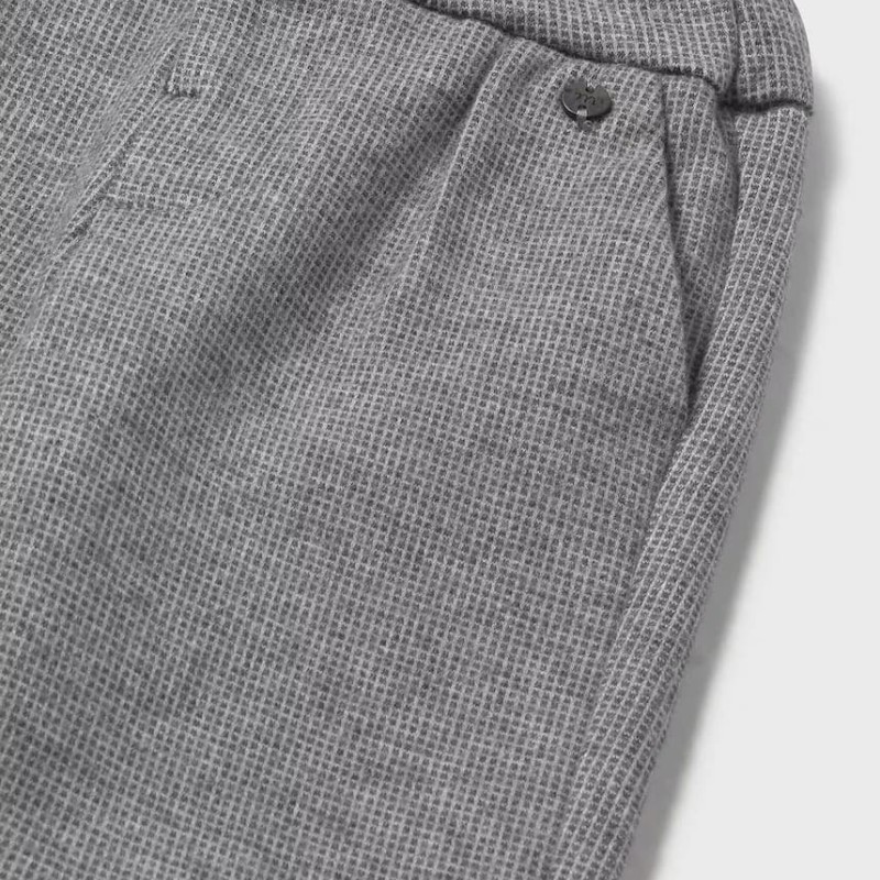 Mayoral Baby Boys’ Long Checked Black and White Pants