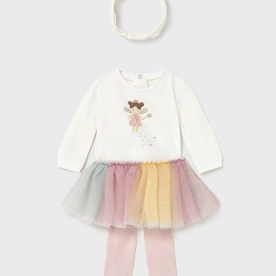 Mayoral Βρεφικό Πολύχρωμο Σετ με Στάμπα Νεράιδας (3 τεμάχια) Mayoral Βρεφικό Πολύχρωμο Σετ με Στάμπα Νεράιδας (3 τεμάχια)