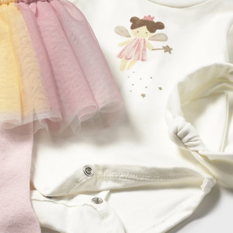 Mayoral Βρεφικό Πολύχρωμο Σετ με Στάμπα Νεράιδας (3 τεμάχια) Mayoral Βρεφικό Πολύχρωμο Σετ με Στάμπα Νεράιδας (3 τεμάχια)