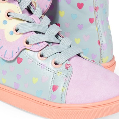 Stella McCartney Kids Printed high-top sneakers Stella McCartney Kids Printed high-top sneakers