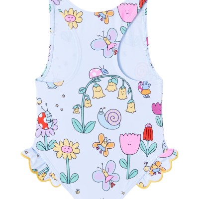 Stella McCartney Kids Baby Bug House printed swimsuit