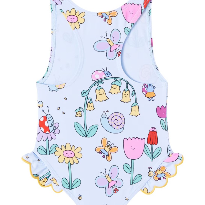 Stella McCartney Kids Baby Bug House printed swimsuit